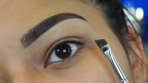 exfoliation to fade Henna Brows with 