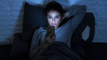 prolonged phone use, may lead to dark circles