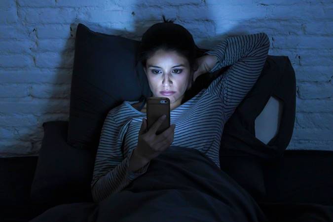 prolonged phone use, may lead to dark circles